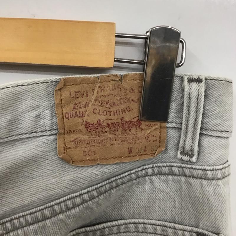 リーバイス Levi s パンツ デニム、ジーンズ デニムパンツ ストレートパンツ スリムパンツ 501 80s 89年 アメリカ製 31インチ 無地 灰 / グレー /  メンズ USED 古着 中古 10114694