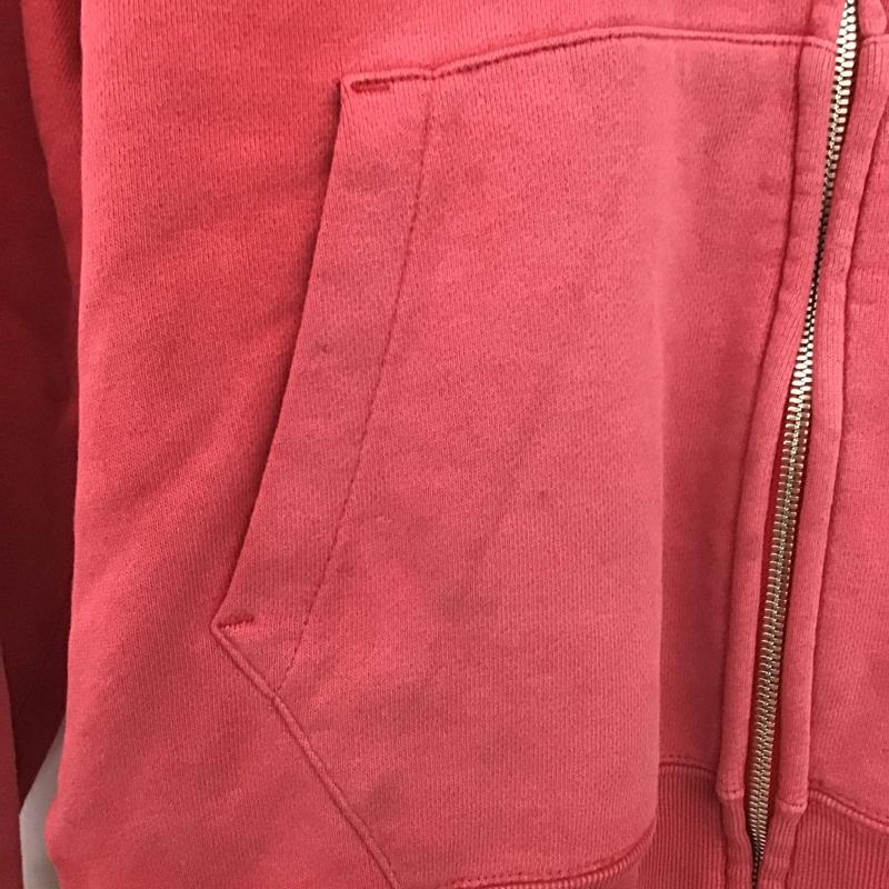 アベイシングエイプ A BATHING APE パーカー 長袖 ジップアップパーカー 長袖パーカー カジュアルジャケット XS ロゴ、文字 赤 / レッド /  メンズ USED 古着 中古 10148218