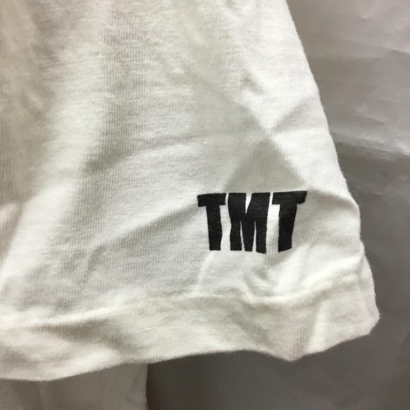 ティーエムティー TMT Tシャツ 半袖 半袖カットソー プリントTシャツ クルーネックカットソー L プリント 白 / ホワイト /  メンズ USED 古着 中古 10116023
