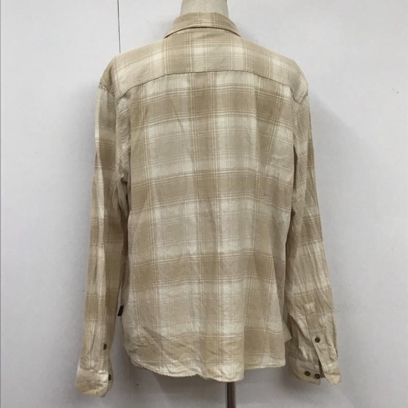 パタゴニア patagonia シャツ、ブラウス 長袖 長袖 L チェック ベージュ / ベージュ /  メンズ USED 古着 中古 10106841