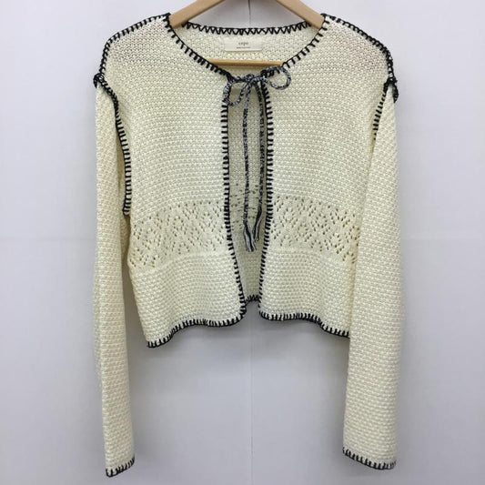 セポ cepo カーディガン 長袖 CYG-0214 M 無地 オフホワイト / オフホワイト /  レディース USED 古着 中古 10140944