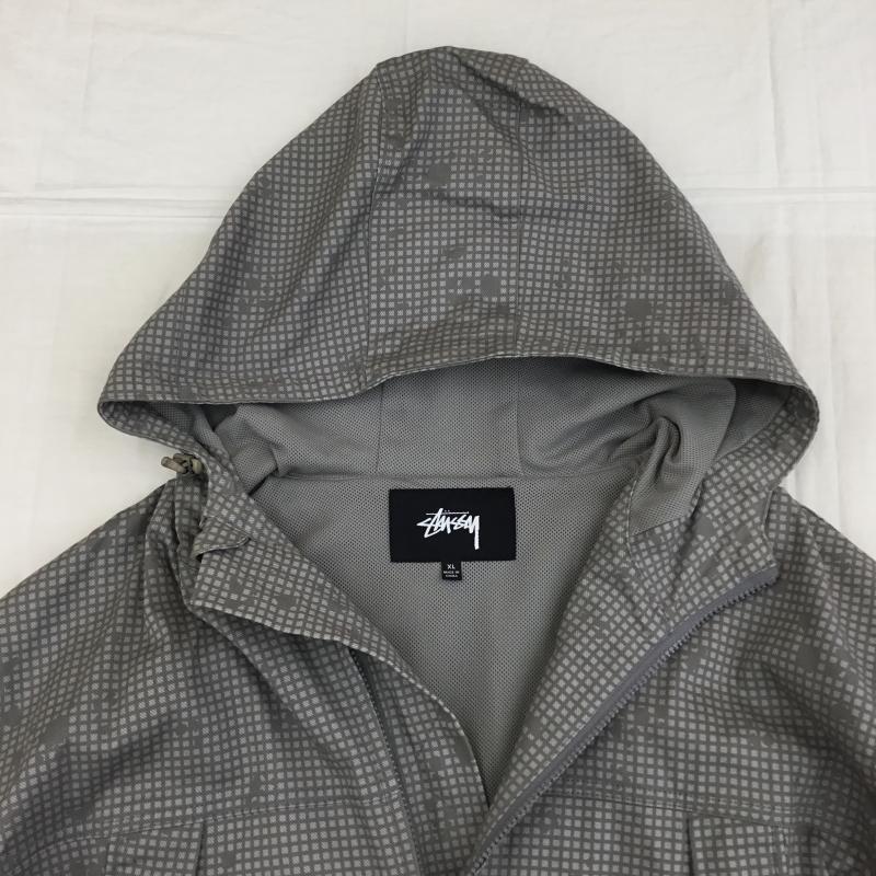 ステューシー STUSSY ジャケット、上着 ジャケット、ブレザー Cordura Tactical Jacket XL チェック 灰 / グレー /  メンズ USED 古着 中古 10138703