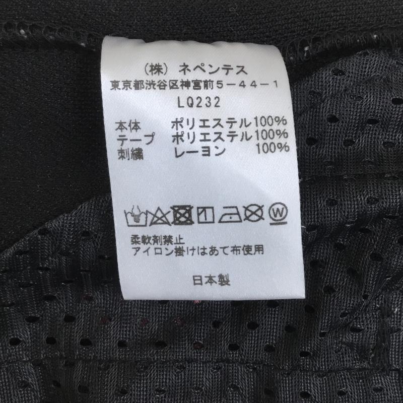 ニードルス Needles パンツ ワークパンツ、ペインターパンツ LQ23 Needles ジップドトラックパンツ M ロゴ、文字 黒 / ブラック / X 桃 / ピンク /  メンズ USED 古着 中古 10118274