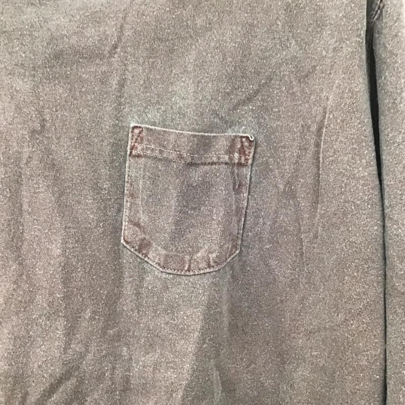 グッドオン Good On カットソー 長袖 長袖カットソー 無地カットソー クルーネック L 無地 紫 / パープル /  メンズ USED 古着 中古 10129048