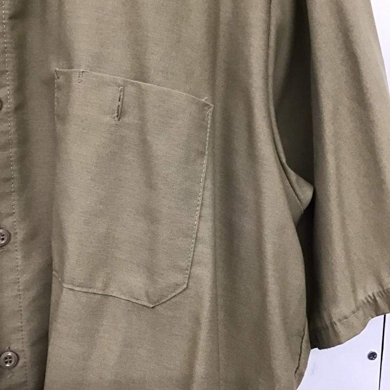 レッドキャップ RED KAP シャツ、ブラウス 半袖 半袖シャツ 無地シャツ ポケットシャツ XL 無地 ベージュ / ベージュ /  メンズ USED 古着 中古 10150049