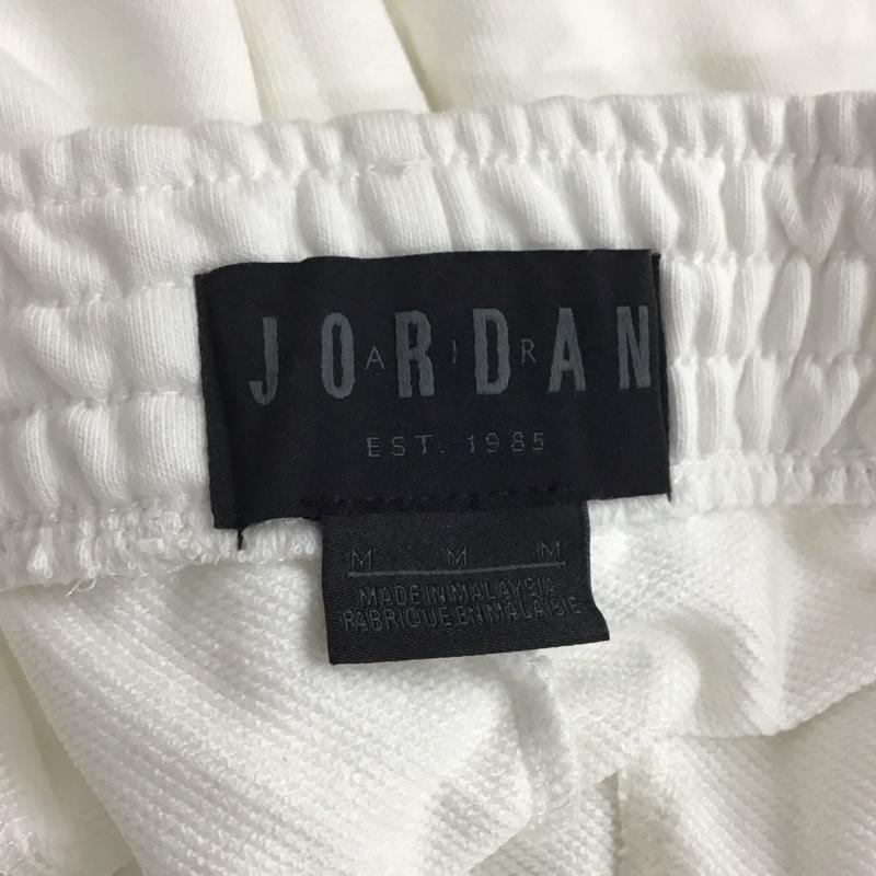 エアジョーダン AIR JORDAN パンツ ショートパンツ ショートパンツ ハーフパンツ カジュアルパンツ スウェットパンツ M ロゴ、文字 白 / ホワイト /  メンズ USED 古着 中古 10145547