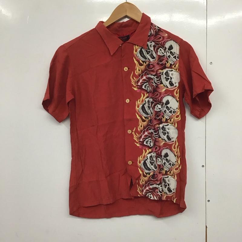 ヒステリックグラマー HYSTERIC GLAMOUR シャツ、ブラウス 半袖 半袖シャツ プリントシャツ FREE プリント 赤 / レッド /  メンズ USED 古着 中古 10141505