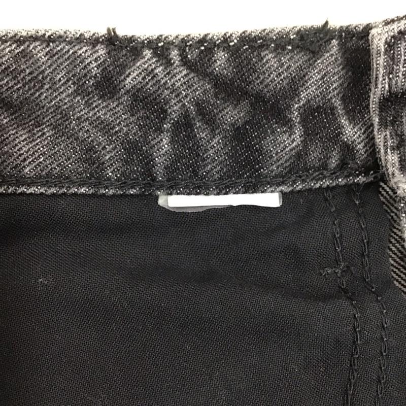 ザラベーシック ZARA BASIC スカート ひざ丈スカート デニムスカート XS 無地 黒 / ブラック /  レディース USED 古着 中古 10116769