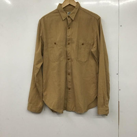 ジャーナルスタンダードホームステッド JOURNAL STANDARD J.S HOMESTEAD シャツ、ブラウス 長袖 長袖シャツ 無地シャツ カラーシャツ M 無地 ベージュ / ベージュ /  メンズ USED 古着 中古 10139711