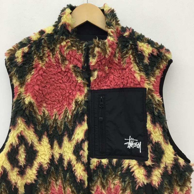 ステューシー STUSSY ジャケット、上着 ダウンベスト 21F118436 Fillmore Sherpa Vest L ネイティブ柄 マルチカラー / マルチカラー /  メンズ USED 古着 中古 10140179