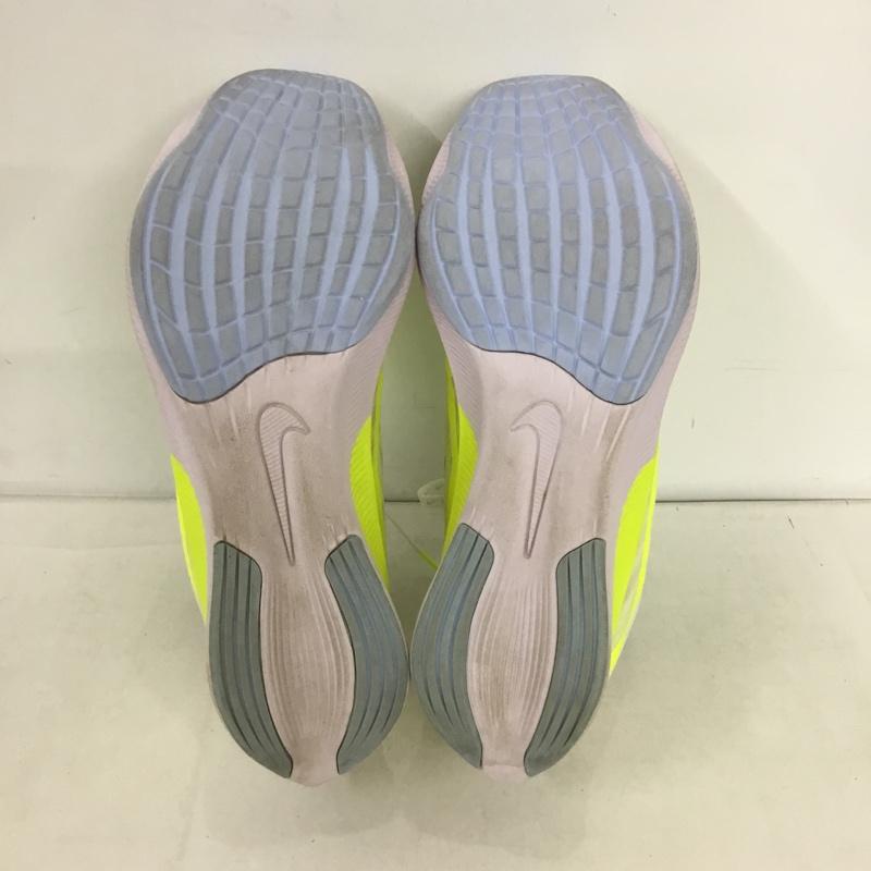 ナイキ NIKE スニーカー スニーカー DN2658-101 W ZOOM FLY 4 Premium 23.5cm 23.5cm ロゴ、文字 白 / ホワイト / X 黄 / イエロー /  レディース USED 古着 中古 10150964
