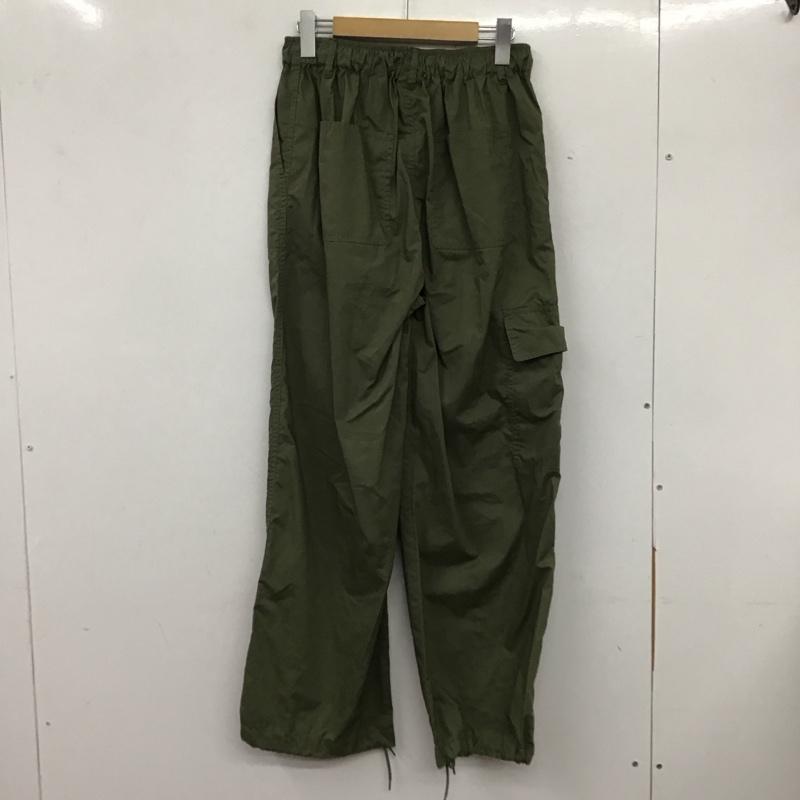 ニコアンド niko and... パンツ ワークパンツ、ペインターパンツ NKN33512AD イージーカーゴパンツ FREE 無地 カーキ / カーキ /  レディース USED 古着 中古 10134680