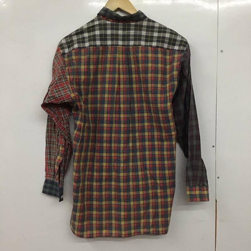 古着 USED シャツ、ブラウス 長袖 長袖シャツ チェックシャツ カラーシャツ ボタンダウンシャツ M チェック マルチカラー / マルチカラー /  メンズ USED 古着 中古 10145041