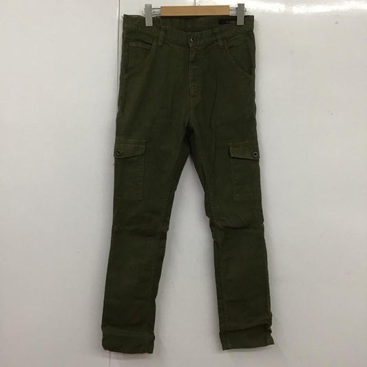 ジョンブル Johnbull パンツ サルエルパンツ 11728 191-0307 サルエルカーゴパンツ ジーンズ カジュアルパンツ M 無地 カーキ / カーキ /  レディース USED 古着 中古 10106547