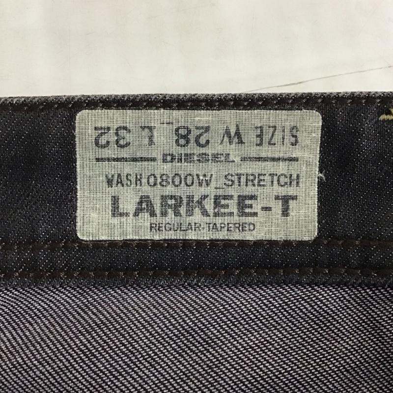 ディーゼル DIESEL パンツ デニム、ジーンズ W28 L32 ストレッチ 28インチ 無地 黒 / ブラック /  メンズ USED 古着 中古 10121324
