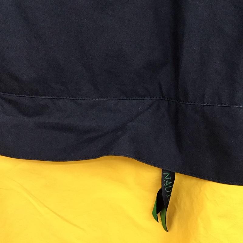 ノーティカ NAUTICA ジャケット、上着 ジャンパー、ブルゾン ジップアップジャケット ナイロンジャケット アウター L ロゴ、文字 紺 / ネイビー / X 黄 / イエロー /  メンズ USED 古着 中古 10131633