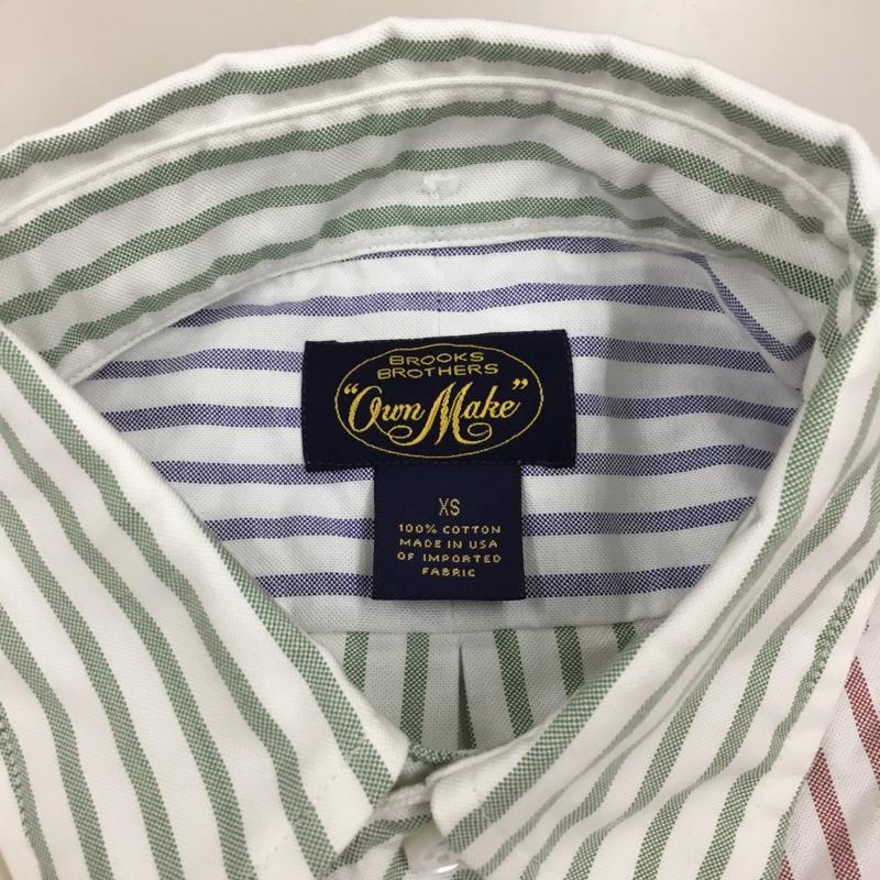 ブルックスブラザーズ BROOKS BROTHERS シャツ、ブラウス 長袖 ボタンダウンシャツ XS ストライプ マルチカラー / マルチカラー /  メンズ USED 古着 中古 10112747