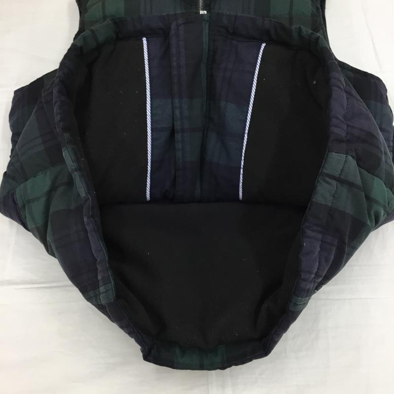 トミーヒルフィガー TOMMY HILFIGER ジャケット、上着 ダウンベスト L チェック 緑 / グリーン /  レディース USED 古着 中古 10141162