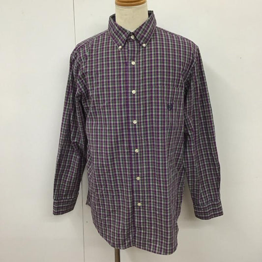 チャップス CHAPS シャツ、ブラウス 長袖 長袖シャツ カラーシャツ ポケットシャツ 長袖カットソー チェックシャツ L チェック マルチカラー / マルチカラー /  メンズ USED 古着 中古 10118280