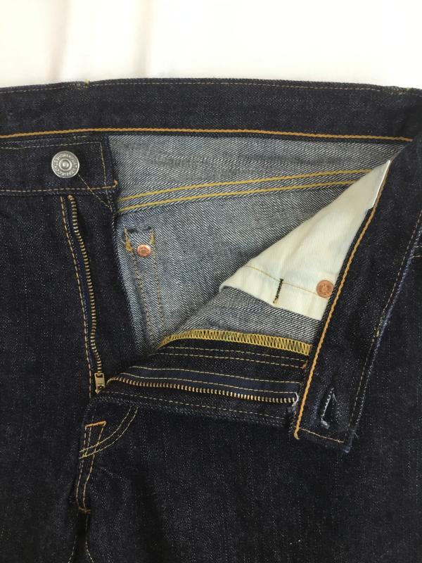 フラットヘッド The Flat Head パンツ デニム、ジーンズ M 無地 紺 / ネイビー /  メンズ USED 古着 中古 10110115