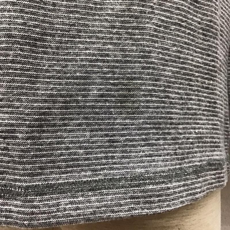 シップス SHIPS カットソー 長袖 長袖カットソー クルーネックカットソー ロングスリーブカットソー プリントTシャツ M 総柄 灰 / グレー /  メンズ USED 古着 中古 10116274