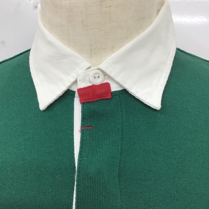 ブルックスブラザーズ BROOKS BROTHERS ポロシャツ 半袖 ラガーシャツ M ワンポイント 青 / ブルー / X 赤 / レッド / X 緑 / グリーン /  メンズ USED 古着 中古 10112919