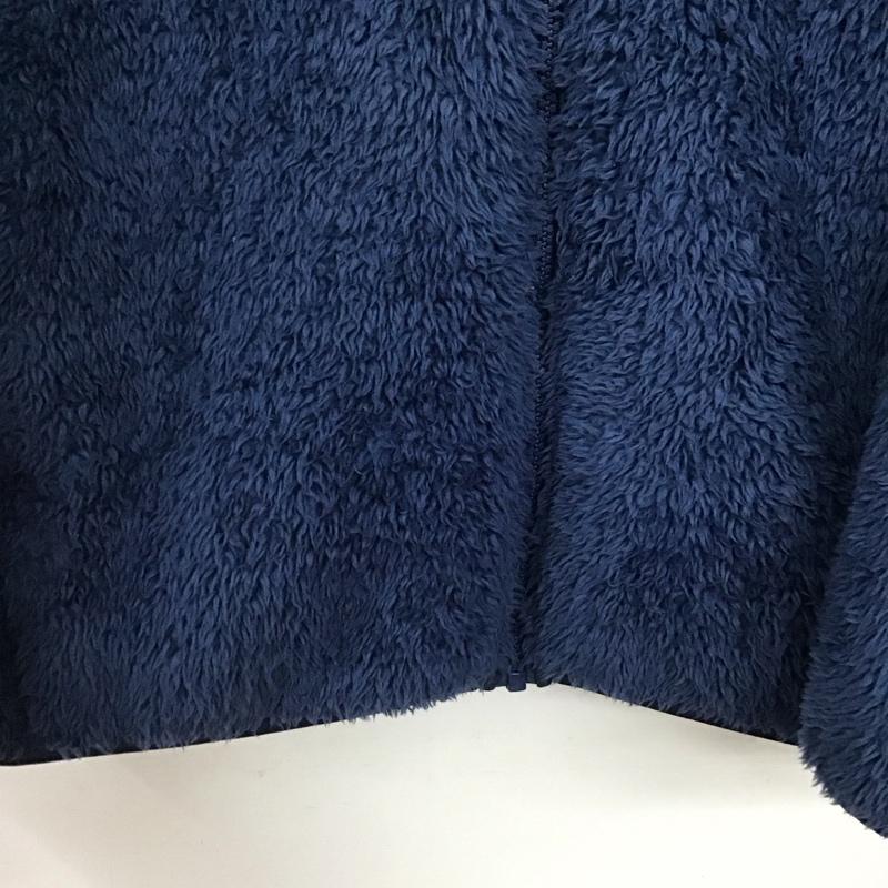 ユニクロ UNIQLO ジャケット、上着 ジャンパー、ブルゾン 341-440593 ファーリーフリースフルジップジャケット スタンドカラー L 無地 青 / ブルー /  メンズ USED 古着 中古 10140996