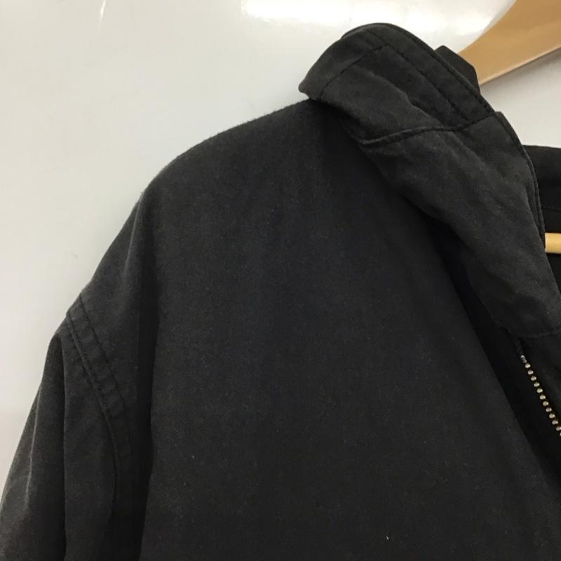 アダムエロペ ADAM ET ROPE  ジャケット、上着 ジャンパー、ブルゾン gvo-19030-b モッズコート ジップアップジャケット アウター L 無地 黒 / ブラック /  メンズ USED 古着 中古 10140308