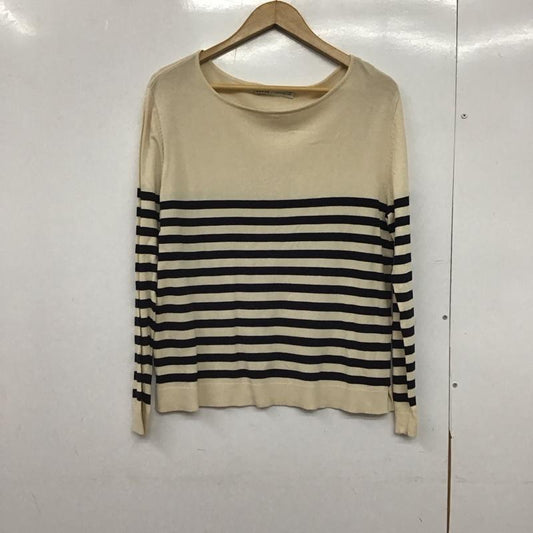 ザラ ZARA ニット、セーター 長袖 S ボーダー柄 マルチカラー / マルチカラー /  レディース USED 古着 中古 10147157