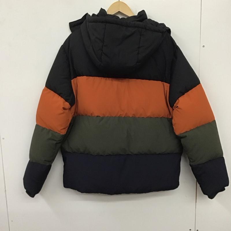 ラコステ LACOSTE ジャケット、上着 ジャケット、ブレザー ジップアップジャケット ダウンジャケット アウター ボーダー柄 黒 / ブラック / X 橙 / オレンジ / X 紺 / ネイビー / X カーキ / カーキ /  メンズ USED 古着 中古 10137221