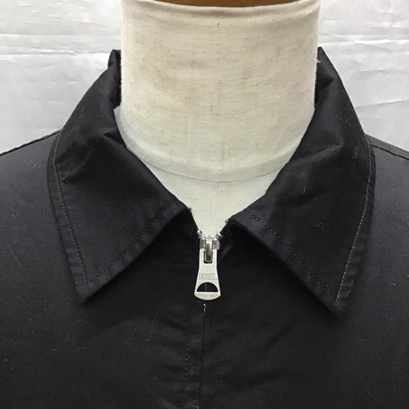 ディッキーズ Dickies ジャケット、上着 ジャケット、ブレザー ジップアップジャケット ジャンパー ジャケット カジュアルジャケット アウター XL 無地 黒 / ブラック /  メンズ USED 古着 中古 10113247