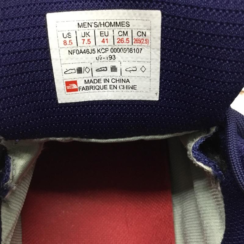 ザノースフェイス THE NORTH FACE スニーカー スニーカー NF0A46J5 シェイブドゥハイカー GORE-TEX 26.5cm 26.5cm ロゴ、文字 紺 / ネイビー /  メンズ USED 古着 中古 10110488