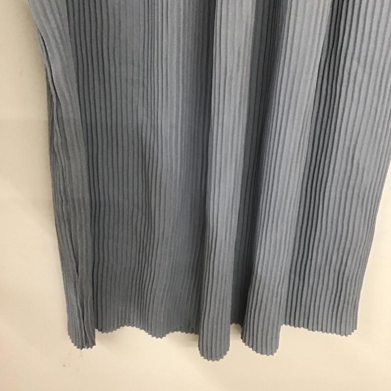 ザラベーシック ZARA BASIC パンツ サルエルパンツ ワイドパンツ プリーツパンツ M 無地 水色 / ライトブルー /  レディース USED 古着 中古 10134229