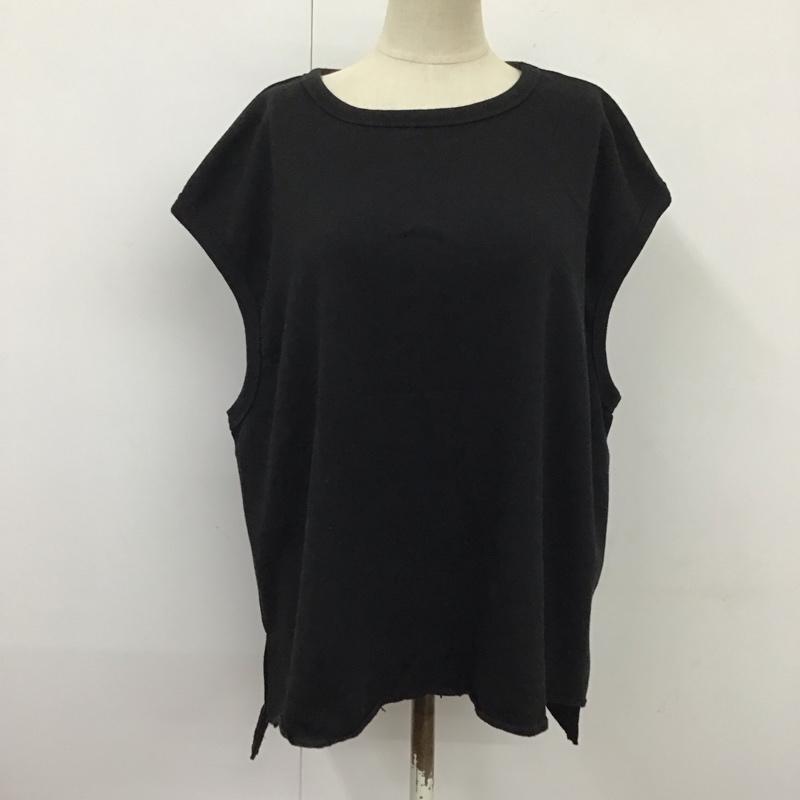 アズールバイマウジー AZUL BY MOUSSY ベスト ベスト 250esz80-375c スウェットベスト ノースリーブカットソー M 無地 黒 / ブラック /  レディース USED 古着 中古 10118579