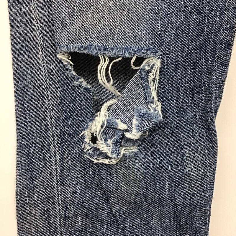 リーバイス Levi s パンツ デニム、ジーンズ デニムパンツ スリムパンツ カジュアルジーンズ ダメージ加工 28インチ レディース USED 古着 中古 10107141