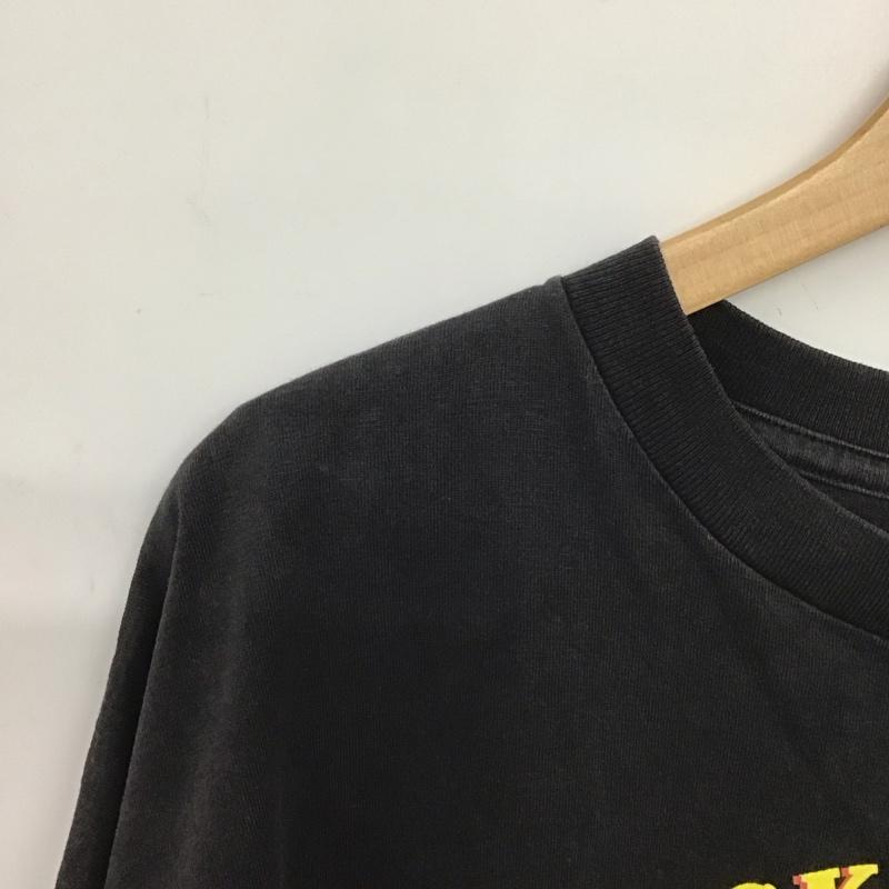 古着 USED Tシャツ 半袖 半袖カットソー プリントTシャツ クルーネックカットソー 古着 XL プリント ダークグレー / ダークグレー /  メンズ USED 古着 中古 10148812