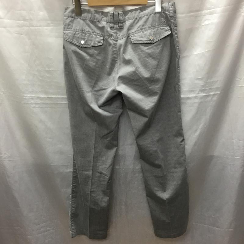 バーバリーブラックレーベル BURBERRY BLACK LABEL パンツ スラックス スラックス ストライプパンツ スリムパンツ カジュアルパンツ ストライプ 灰 / グレー /  メンズ USED 古着 中古 10117707