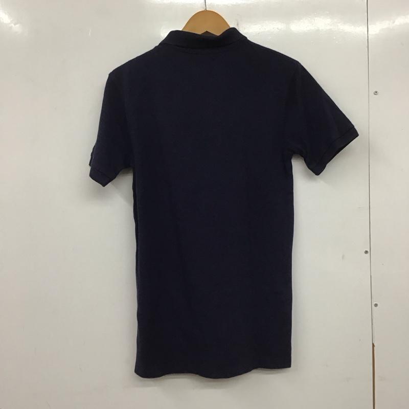 ポロバイラルフローレン Polo by RALPH LAUREN ポロシャツ 半袖 半袖ポロシャツ カラーシャツ 半袖カットソー L ロゴ、文字 紺 / ネイビー /  ボーイズ USED 古着 中古 10139314