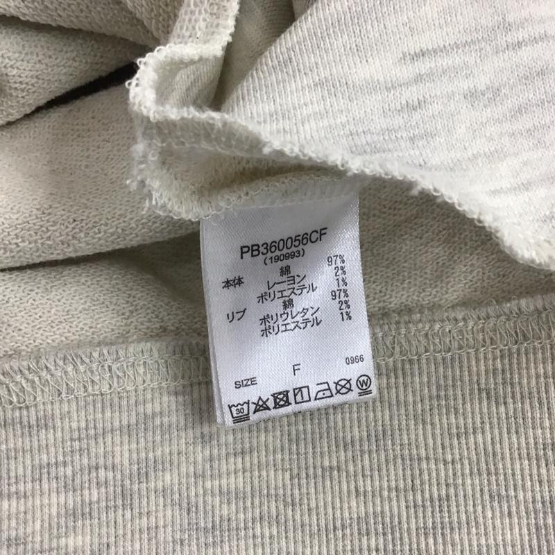 ページボーイ PAGEBOY トレーナー 長袖 FREE プリント X ロゴ、文字 灰 / グレー /  レディース USED 古着 中古 10130429