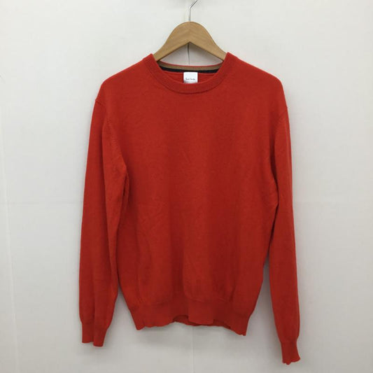 ポールスミス Paul Smith ニット、セーター 長袖 カシミヤニット　PF-NR-89055 L 無地 赤 / レッド /  メンズ USED 古着 中古 10136368