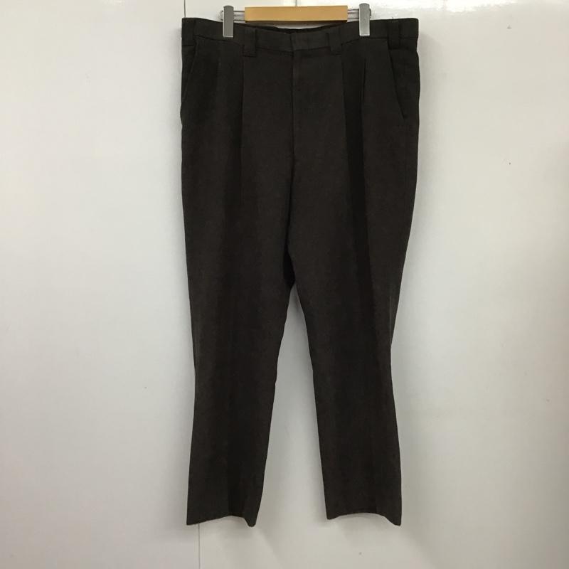 エムシーエム MCM パンツ スラックス コーデュロイパンツ カジュアルパンツ ワイドパンツ センタータックパンツ ロゴ、文字 灰 / グレー /  メンズ USED 古着 中古 10105569