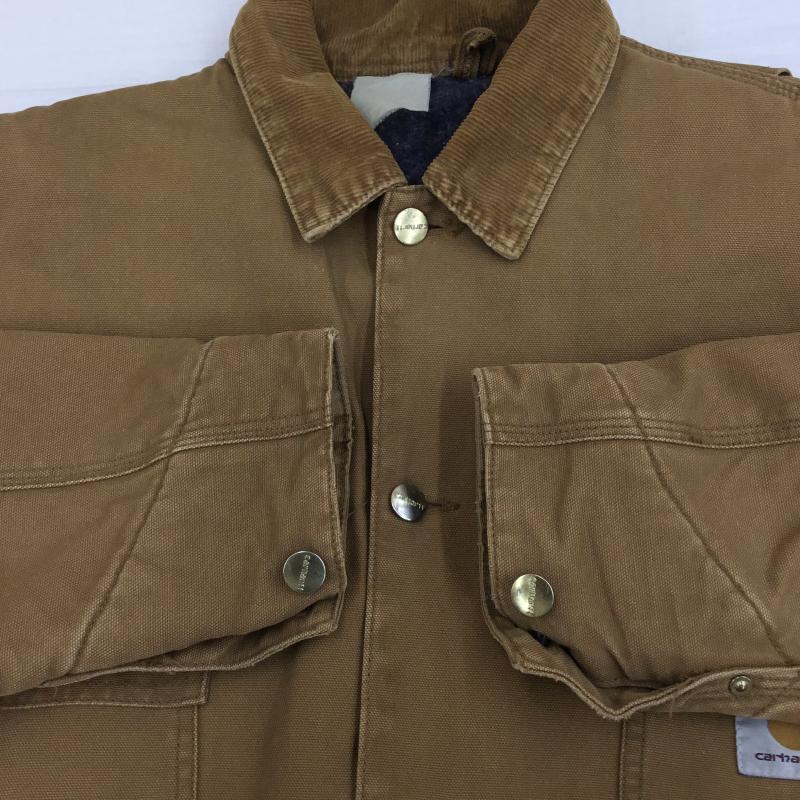 カーハート Carhartt ジャケット、上着 ジャケット、ブレザー ロゴ、文字 茶 / ブラウン /  メンズ USED 古着 中古 10137459