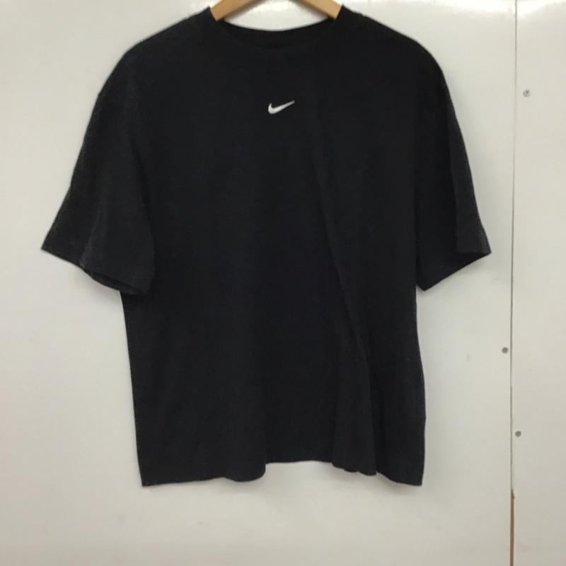ナイキ NIKE Tシャツ 半袖 L ロゴ、文字 黒 / ブラック /  レディース USED 古着 中古 10150813