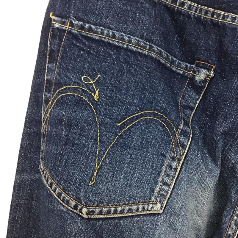 シュガーケーン SUGAR CANE パンツ デニム、ジーンズ デニムパンツ スリムパンツ カジュアルパンツ 31インチ 無地 インディゴ / インディゴ /  メンズ USED 古着 中古 10139180