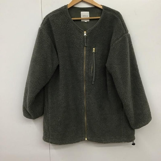 レプシィム LEPSIM コート コート一般 LPA70507AD パイピングボアジャケット FREE 無地 灰 / グレー /  レディース USED 古着 中古 10131138