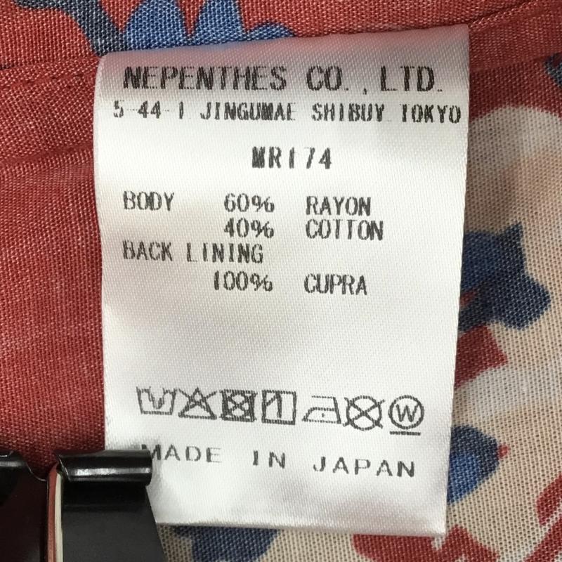 ニードルス Needles シャツ、ブラウス 長袖 One-up Shirt 23SS MR174 S 花柄 赤 / レッド /  メンズ USED 古着 中古 10127270