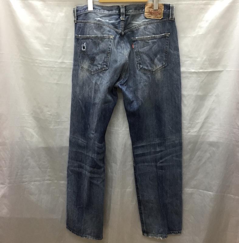 リーバイス Levi s パンツ デニム、ジーンズ PCL16B 501 W36 L32 ボタンフライ 36インチ 無地 青 / ブルー /  メンズ USED 古着 中古 10118934