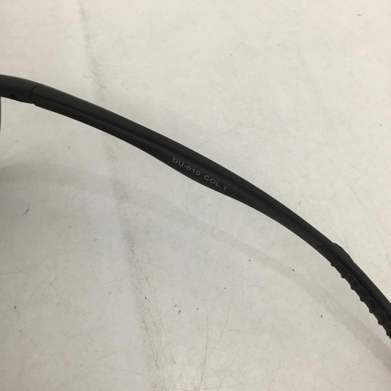 ダンロップ DUNLOP めがね・サングラス サングラス DU-010 スポーツサングラス ミラーレンズ ロゴ、文字 黒 / ブラック /  メンズ USED 古着 中古 10140528