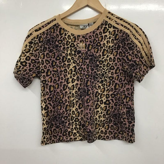 アディダス adidas Tシャツ 半袖 HK5185 ショートスリーブ M ヒョウ柄・レオパード柄 マルチカラー / マルチカラー /  レディース USED 古着 中古 10139466