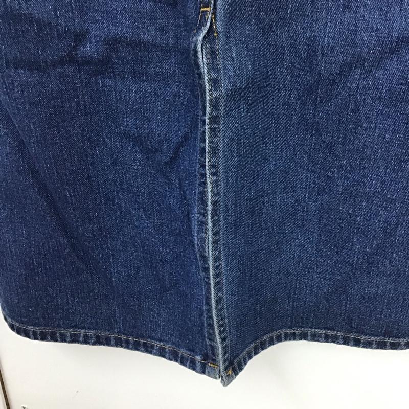 アーバンリサーチ URBAN RESEARCH スカート ロングスカート WH94-25M007 バックスリットデニムスカート タグ付き S 無地 青 / ブルー /  レディース USED 古着 中古 10129192
